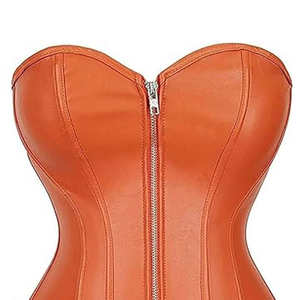 Quality Mature <b>Corset</b> <b>Bustier</b> Leather Slim Waist Breathable Medium Control Women's <b>Corset</b> Top - Product Image 3