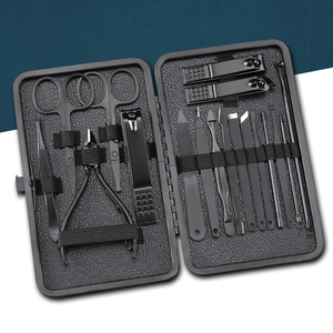 Ensemble de manucure en acier inoxydable 7/10/12/16/18 pièces/ensemble, kit professionnel de coupe-ongles, outils de pédicure, coupe-ongles incarnés - Product Image 4