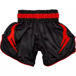 กางเกงขาสั้นมวยไทยขาสั้นพิมพ์ลายโลโก้แบบสั่งตัดสำหรับชกมวย - Product Image 2