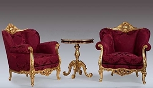 Sofá de madera marrón para sala de estar, mueble de pulido marrón oscuro para oficina y salón, estilo teca tallado a mano, 3 + 1 + 1 - Product Image 3