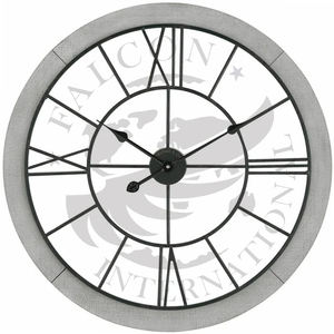 Fabricant en gros rétro nordique décoratif fer Art horloge murale transfrontalière maison salon Quartz horloge silencieuse visage unique - Product Image 3