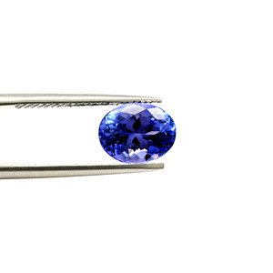 อัญมณี Tanzanite ทรงเหลี่ยมขนาด9x7มม. มี2.33กะรัตมีคุณภาพขนาด AA + - Product Image 1