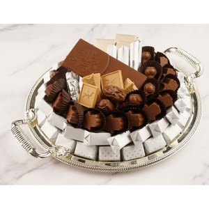 ถาดเสิร์ฟช็อคโกแลตโลหะเคลือบทองสุดสร้างสรรค์แท่นโชว์ช็อคโกแลตสุดหรูถาดเสิร์ฟช็อคโกแลต - Product Image 2