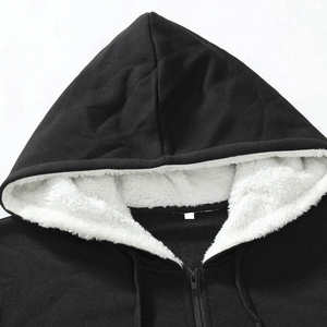 Sudadera con Capucha para Hombre, Diseño Nuevo, Algodón Grueso, Estilo Francés, Holgada, Estilo Urbano, Hombros Caídos, Lisa - Product Image 3