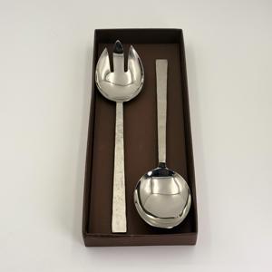 ช้อนสลัดสแตนเลส ส้อมพาสต้า ช้อนสลัด ช้อนเสิร์ฟ ชุดอุปกรณ์เสิร์ฟสลัด สำหรับใช้ในบ้านและร้านอาหารในอินเดีย - Product Image 5