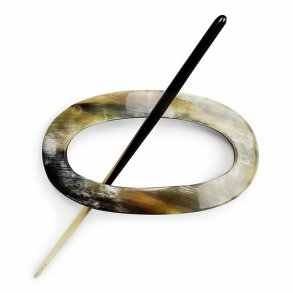 Accesorios de peinado de cuerno natural elegantes hechos a mano para mujeres Accesorio versátil para cada ocasión y uso diario - Product Image 3