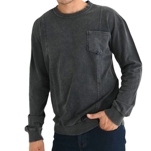 Nouveau Sweat-shirt Uni Délavé à l'Acide pour Hommes – Meilleur Fournisseur – Couleurs Personnalisées – Sweat-shirts Basiques Délavés à l'Acide pour Hommes 2026 - Product Image 2
