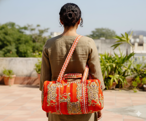 New Fashion Quilted Cotton Duffle <b>Bags</b> Bow Ruffle Gym <b>Bags</b> Custom Printed <b>Traveling</b> Girl's <b>Duffel</b> <b>Bags</b> - Product Image 3