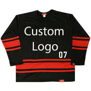 2024 maillot de Hockey sur glace personnalisé de haute qualité adultes unisexe confortable respirant séchage rapide à manches longues surdimensionné Hockey sublimé - Product Image 3