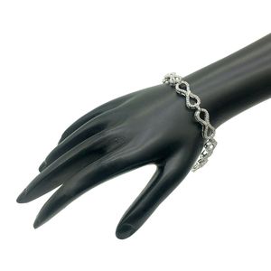 Sterling Silver 2.62 Ct Round Cut White Natural Diamond Women's Trendy Tennis <b>Bracelet</b> 7.5 Inch - Product Image 4