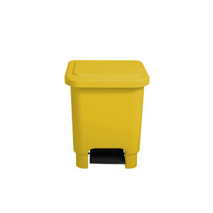 Yellow 15L Pedal <b>Bin</b> for Multi-Purpose Cleaners, Convenient and Hygienic Waste Disposal Grupo NFG - Product Image 1