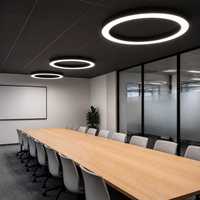 Plafonnier LED moderne en forme d'anneau 51W pour les projets d'éclairage de réception et de hall