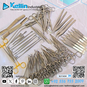 Instruments chirurgicaux de chirurgie plastique Kit de 72 pièces Ensemble d'instruments chirurgicaux Fabricant Fournisseur Sialkot Pakistan - Product Image 3