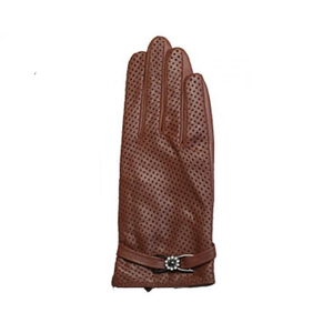 Guantes de dedo completo de cuero PU genuino de alta calidad para invierno Diseño de moda para escenas casuales al aire libre Venta en línea - Product Image 4