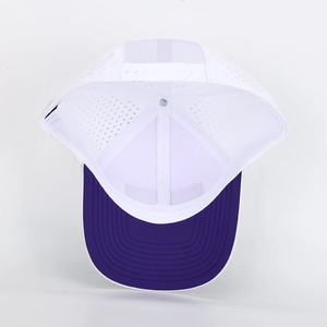 Sombrero de Golf de 6 paneles de poliéster 100% de alta calidad, agujeros cortados con láser, Parche de PVC de goma impermeable transpirable, personalizado VN InjaeVina Golf - Product Image 5