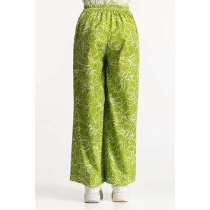 Pantalon large en mousseline taille haute pour femme - Respirant, style harem, formel, coloré WM-TRC-SS24-001 - Product Image 4