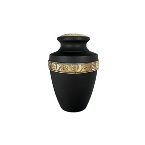 Urnas funerarias de cenizas anheladas a mano de Metal para uso de cremación Urnas clásicas Forma de tamaño personalizado - Product Image 2