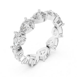 แหวนเพชรทรงลูกแพร์ทองคำโรสโกลด์ 14K เพชรเพาะเลี้ยงในห้องปฏิบัติการ |   เครื่องประดับแต่งงานสุดหรู 3.13 กะรัต ได้รับการรับรองจาก IGI |   เพชรที่เพิ่งเพาะเลี้ยง - Product Image 6