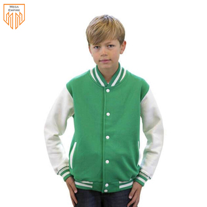 Vestes universitaires en coton pour enfants de haute qualité Vestes d'école de baseball professionnelles sur mesure avec col montant Produit le plus vendu - Product Image 2