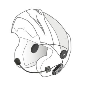 Sistema de Comunicación Intercomunicador para Motocicletas de Alto Rendimiento CELLULARLINE U-COM 6R, Paquete Doble - Product Image 4