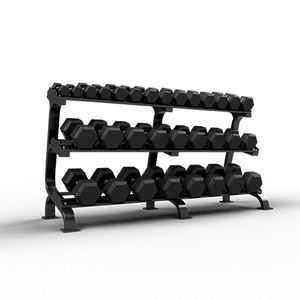QLI QDSR84 Dumbbell Storage <b>Rack</b> Commercial <b>Weight</b> <b>Rack</b> Multi Level Steel Structure for Dumbbells Plates and Gym Accessories - Product Image 3