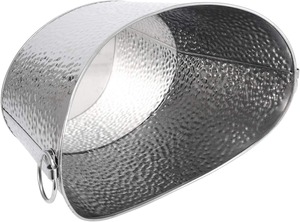 Ấn Độ <span class=keywords><strong>Handmade</strong></span> Công Suất Lớn Bạc Hấp Dẫn Thiết Kế Xô Đá Da Ban Nhạc Rượu Vang Bia Nước Giải Khát Xô Lễ Kỷ Niệm Mát - Product Image 4