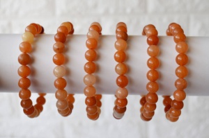 Wholesale Premium Healing <b>Red</b> Color <b>Red</b> Aventurine Polished 8mm Round Beaded <b>Bracelet</b> for Meditation Jewelry - Product Image 6