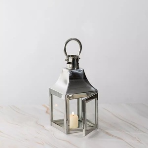 Handmade Stainless Steel and Iron Decorative <b>Candle</b> <b>Holder</b> Lantern Indoor <b>Outdoor</b> Wedding Lighting Equipment for Home Garden - Product Image 6