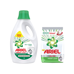 Pour le détergent liquide Ariel 1.7 Ltr Bottle Choice pour les familles avec élimination efficace des taches Performance durable dans les salles de bain - Product Image 1