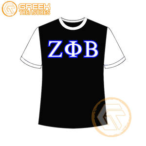 Venta al por mayor personalizada Zeta Phi Beta mujeres camiseta hermandad ropa algodón camisetas más finas mujeres fraternidad prendas - Product Image 2