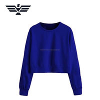 Sudadera Casual de Punto 100% Algodón para Mujer, de Alta Calidad, para Invierno, Estilo Urbano, Color Personalizado, Transpirable