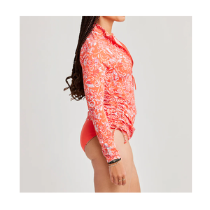 Premium Quality Custom Logo Printed New Design <b>Rash</b> <b>Guards</b> for <b>Women</b> 100% Preshrunk Fabric Spandex/Nylon Cheap Wholesale Price - Product Image 4