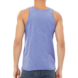 Débardeur haut de gamme unisexe en gros respirant en toile Bella - Product Image 3