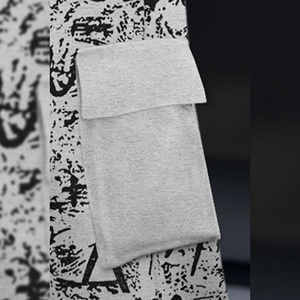 Pantalon cargo 100 % coton pour homme – Confortable, utilitaire, décontracté, taille mi-haute élastique - Product Image 5