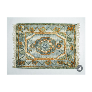 Tapis à poils épais durable noué à la main 60x90 cm |   Tapis en laine fait main pour salon et chambre à coucher, décoration élégante pour la maison - Product Image 2
