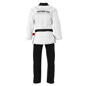 ชุดยูโด/บราซิลเลียนยิวยิตสู (BJJ Gi) สีขาวดำ แบบสั่งทำพิเศษ ปี 2026 สำหรับผู้ใหญ่ ชุดกิโมโน - Product Image 2
