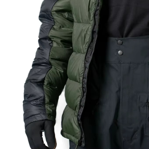 Veste matelassée pour hommes personnalisée Manteau d'hiver rembourré à bulles en polyester Veste matelassée d'extérieur à la mode décontractée à vendre - Product Image 2