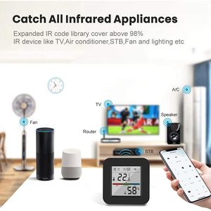 Capteur d'humidité et de température infrarouge intelligent Tuya WiFi avec écran LCD, compatible avec Alexa et Google Home - Product Image 3