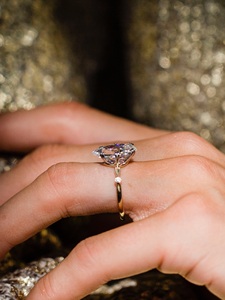 11x7mm Pear Cut Moissanite Engagement <b>Ring</b> | <b>Solitaire</b> with Gold or <b>Silver</b> Band | Bridal Wedding Fine Jewelry OEM Wholesale - Product Image 3