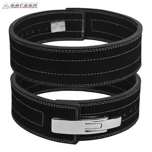 Cinturón de Cuero para Entrenamiento de Potencia, Cinturón de Levantamiento de Pesas con Hebilla de Palanca, Cinturón de Powerlifting con Logotipo Personalizado - Product Image 2