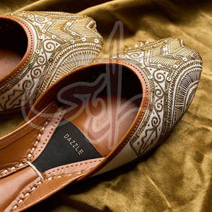 Nuevo Producto, Khussa para Mujer, Ligera, Resistente, Cómoda, Antideslizante, Parte Superior de Cuero Sintético, Suela Antideslizante - Product Image 5