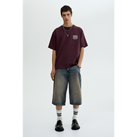 T-shirts Oversize Homme en Gros, Imprimé Graphique Intégral au Dos, 100% Coton, Séchage Rapide, Anti-Boulochage, Vente en Gros, OEM, ODM, Logo Personnalisé
