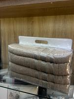 Sac d'emballage pour serviettes en PVC transparent imperméable avec poignée en plastique, pochette cubique en vinyle à soufflets transparents |   Supermarché à haute fréquence