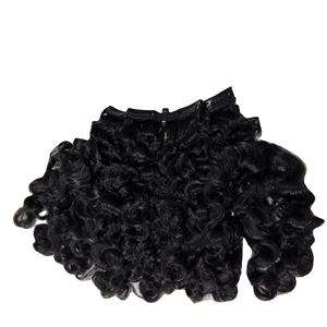 Punta de cinta Ins Burmese Curly Bundle Loose Deep Wave Natural Vietnamese Human Hair Extensiones de cabello con cutícula dibujada doble Cabello crudo - Product Image 6