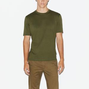 Nueva Llegada: Camiseta de Algodón Inteligente de Manga Corta para Hombre, 100% Orientada a la Exportación, con Ribete en Contraste, Directo de Fábrica desde BD - Product Image 3