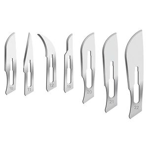 QNQ Pakistan-Made Stainless Steel Reusable Scalpel Blades Manual Power Source Dissecting <b>Knives</b> <b>Surgical</b> Instruments Basis - Product Image 1