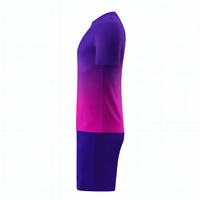 Uniforme de Fútbol Personalizado al por Mayor, Diseño Original de Fábrica OEM, Jersey Sublimado, Pantalones Cortos Antibacterianos, Transpirables y de Secado Rápido, Unisex
