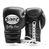 Gants de boxe Fairtex personnalisés les plus vendus, avec poignées respirantes, protection UV, fermeture auto-agrippante au poignet, tailles 8oz-16oz, en cuir véritable