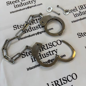 Grilletes de Muñeca de Acero Inoxidable de Alta Resistencia, Juguetes Eróticos de Bondage, Restricciones BDSM, Accesorios para Clubes Fetichistas, Esposas Kinky Manuales CE - Product Image 1