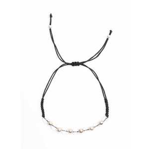 Transparent Quartz <b>Opal</b> Pearl <b>Bracelet</b> with Silver Beads and Gold Plating Bohemian Ball and Number Shape for Gift - Product Image 3